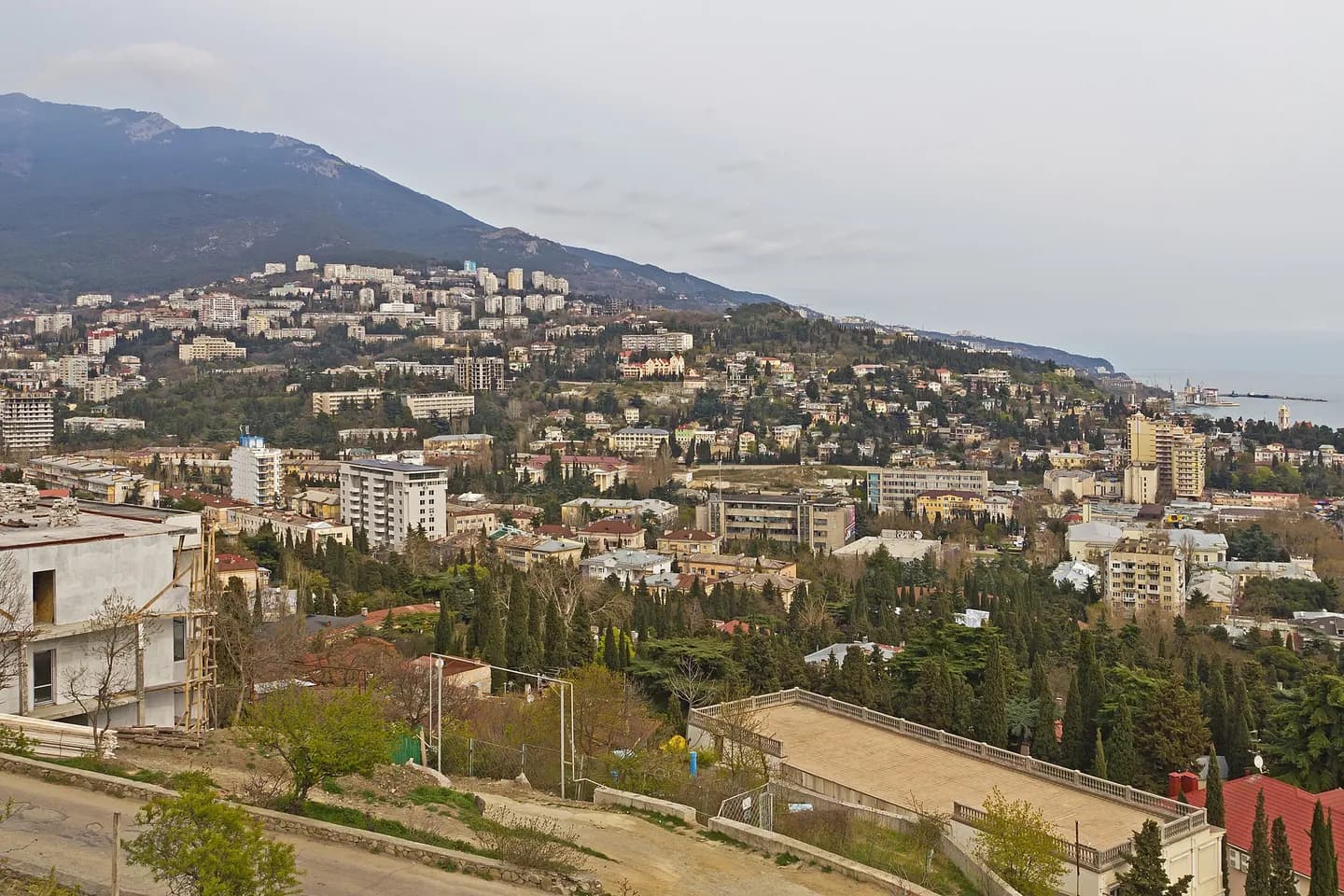 Панорама Ялты и Южного берега Крыма