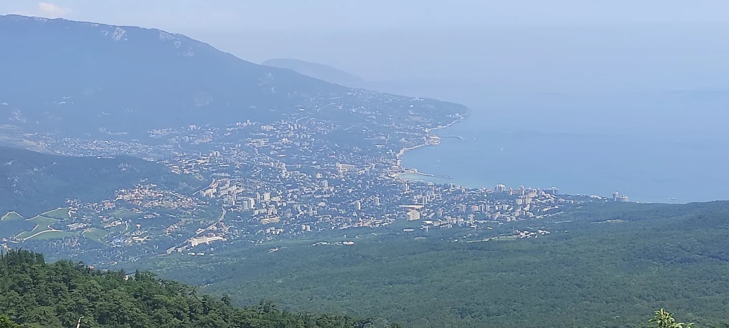 Панорама с района скалы Шишко